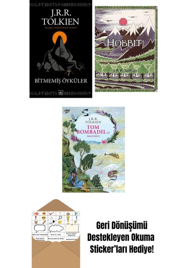 Bitmemiş Öyküler + Hobbit Özel Ciltli Baskı + Tom Bombadil İn Maceraları Özel Ciltli Baskı