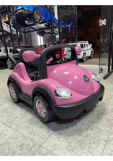 Akülü Araba Volkswagen Pembe