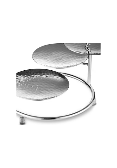 Jumbo Alula Standlı Kek Servislik 30x27,5x32,5 Cm Çelik