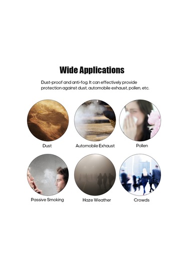 Vkemall Sponge Solunum Klapani Maskesi - Toz Piyango Kuru Havalara Koruma, Islaklastirma Ve Isinma Saglar, Siyah, Yıkama Uygun, 1 Adet