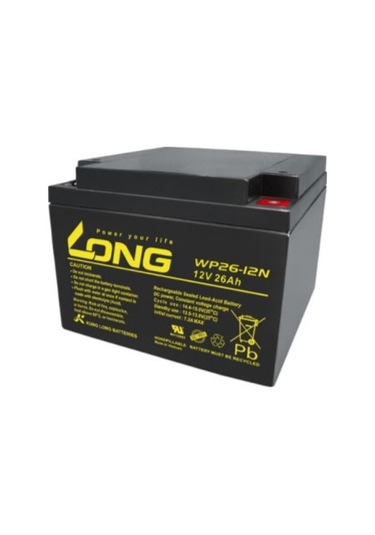 Long WP26-12N 12 V 26 AH Bakımsız Kuru Akü