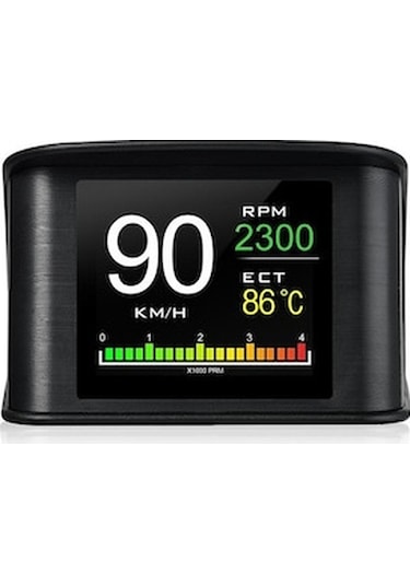Yifomall Araç Hud Göstergesi - Hız, Su Sıcaklığı Ve Obd Uyarıları İçin Akıllı Head-up Ekran