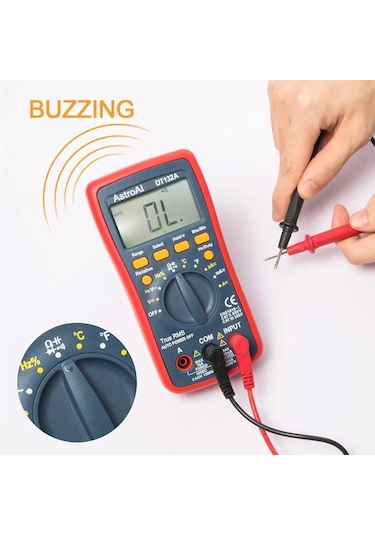 Astroai Dijital Multimetre 4000 Counts Test Cihazi Dt132a