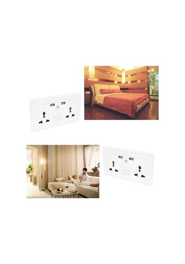 Pazly Usb Suntek Şarj Prizli Portlu Duvar Bağlantı Amp 1 Qz