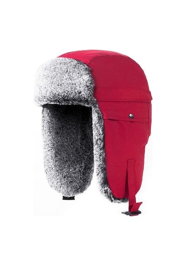 Rüzgar Geçirmez Şapka J4pp7m Kırmızı
