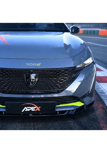 Apex Aero Design - Peugeot 308 Gt Mk3 Hatchback & Sw 2021+ - Ön Tampon Eki - Front Splitter