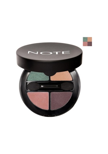 Note Luminous Silk Quattro Eyeshadow 02