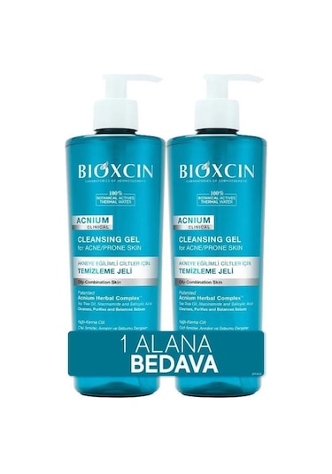 Bioxcin Acnium Clenasing Gel 500 Ml 1 Alana 1 Bedava