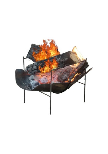 Suntek Barbekü Izgara Katlanır Kömür Sobası Kamp 3 Adet Soba Gümüş