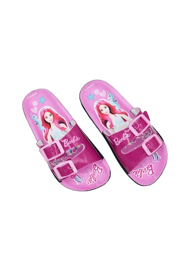 Barbie Kız Çocuk Yumuşak Taban Terlik