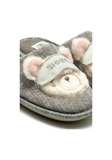 Twigy Nikki Çocuk Ev Terliği Gri 30/35 YY0416 Gri