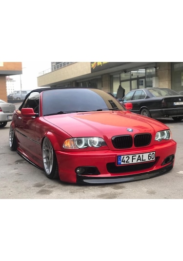 Bmw E46 Ön Tampon Eki Lip - Plastik - Parlak Siyah