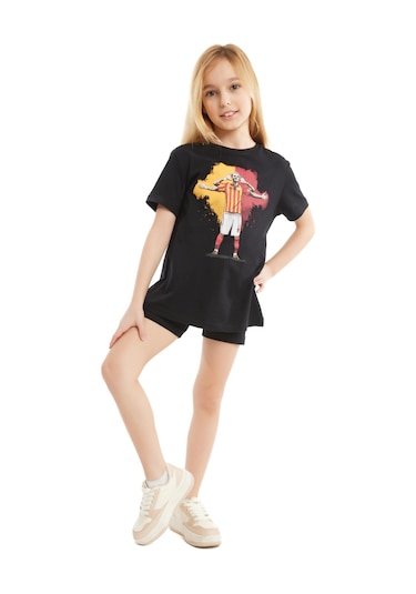 Gsstore Galatasaray Çocuk Icardi T-shirt C232261 Siyah