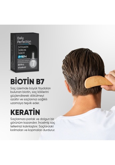 Daily Perfection Pro For Men Shot No:7 Dökülme Karşıtı Vitamin Serum 2 x 6 ML