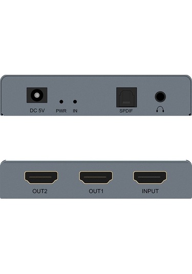 Fortunelane 4k 60hz Hd Video Dağıtıcı & Ses Çıkarıcı - Sdıf & 3.5mm Çift Profesyonel Dönüştürücü