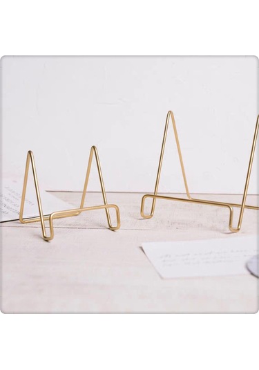 Kangvka Kaliteli Paslanmaz Çelik Kütüphane Ve Tablet Tutucu: Ev Ofis İçin Çok Amaçlı, Dikey-yatay Konum Ayarlı, Stüdyo Ve Çalışma Alanı Dekoratif Aksesuar Altın