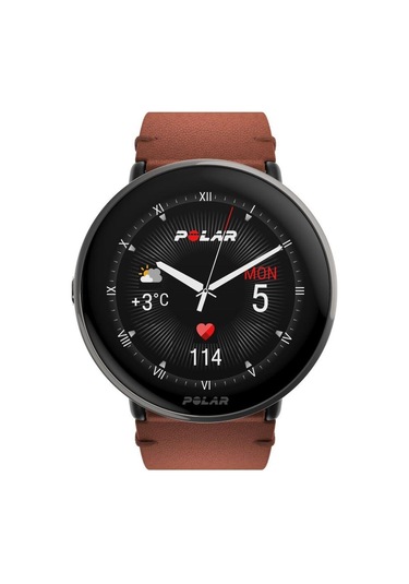 Polar Ignite 3 Fitness Ve Yaşam Saati Titanium Lthr Brnz M/l