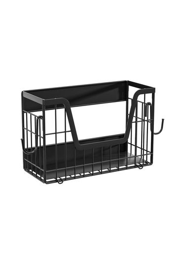 Suntek Buzdolabı Yan Rafı Manyetik Dolap Ev Eşyaları İçin Siyah