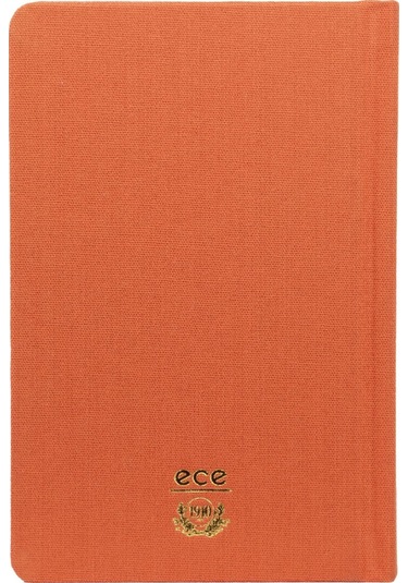 Ece Ajandası Yeniköy 2026 Mandalina - Haftalık Keten Sert Kapak Cep Boy 9x14 Turuncu