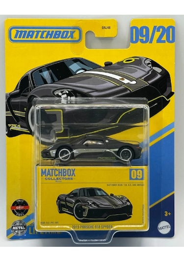 Matchbox Koleksiyon Araçlar 2015 Porsche 918 Spyder Siyah