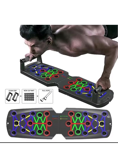 Push-up Lastikli Ekranlı Sayaçlı Şınav Tahtası