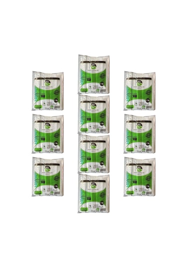 Doğanpack Şeffaf Naylon Bakkaliye Poşeti Torbası 10 x 1 KG 20 x 30 CM