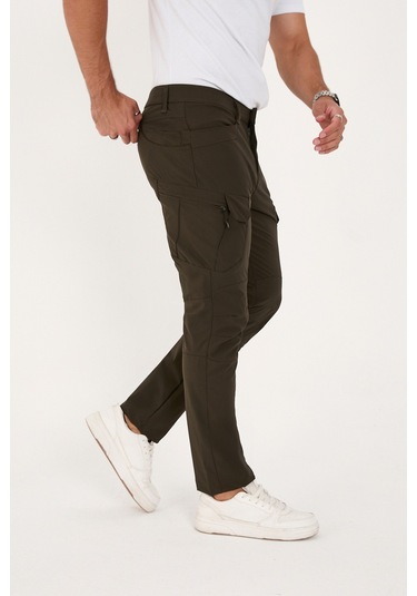 Camp Scoutland Camp527 Outdoor Tactical Su İticili Likralı Yazlık Erkek Taktik Pantolon Haki