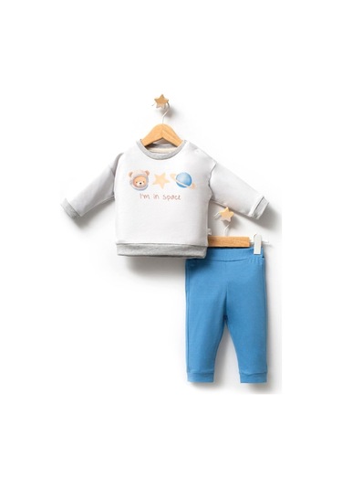 Tongs Baby 2'li Bebek Takım 9000 Gri-melanj