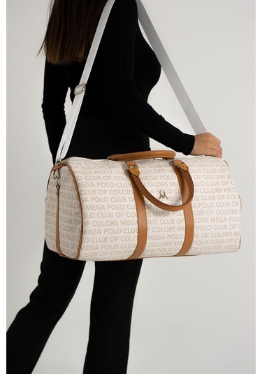 Mega Polo Unısex Hostes Valiz Seyahat Tatil Spor Hastane El Ve Omuz Çantası Kabin Valiz Çanta Kemik