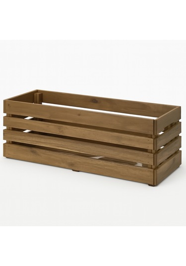 Masif Ahşap Dekorasyon Çiçeklik Saksılık 0 - 1 Kg