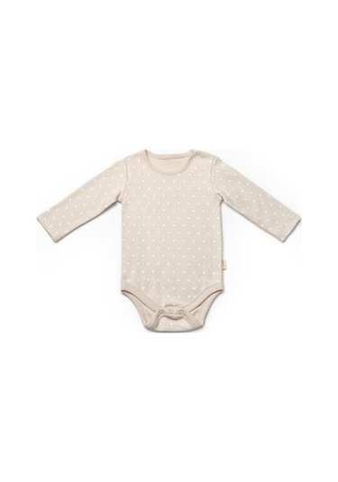 Bebek 3'lü Uzun Kollu Body %100 Organic Pamuk, Yenidoğan Serisi -csy8124 Ekru