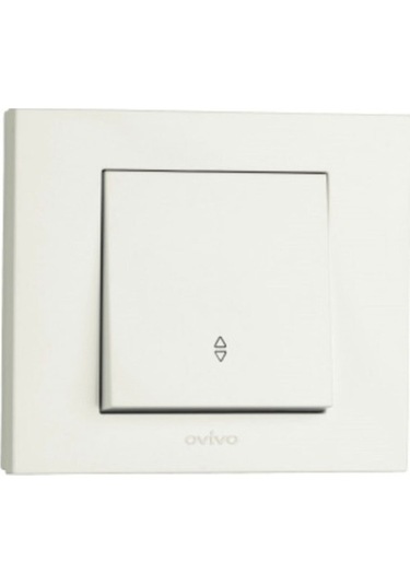 20 Adet Ovivo Grano Beyaz Vavien Anahtar Çerçeve Dahildir