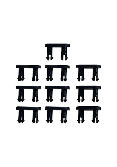 Dolıty 10 Adet Kamp Masası Tokaları Masa Konnektörleri Siyah Çok Renkli