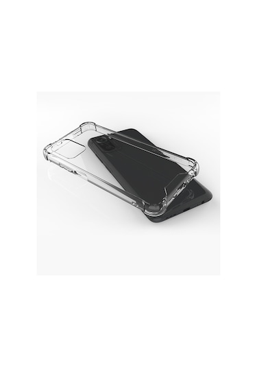 Redmi Note 10s Kılıf Tchs Nitro Anti Shock Silikon - Renksiz Renksiz