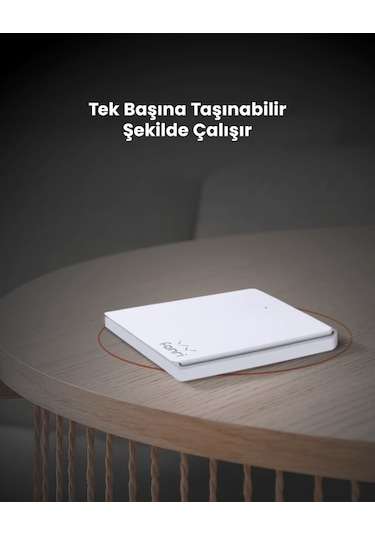 2 Adet Kablosuz Tekli Duvar Anahtar Kendinden Enerjili Ve 1 Adet Akıllı Kablosuz Anahtar Seti