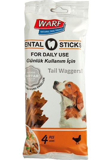 Warf Dental Tavuk Etli Köpek Ödül Çubuk 4'lü
