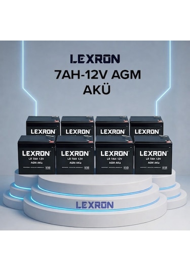 Lexron 7ah 12v Agm Akü 8 Adet