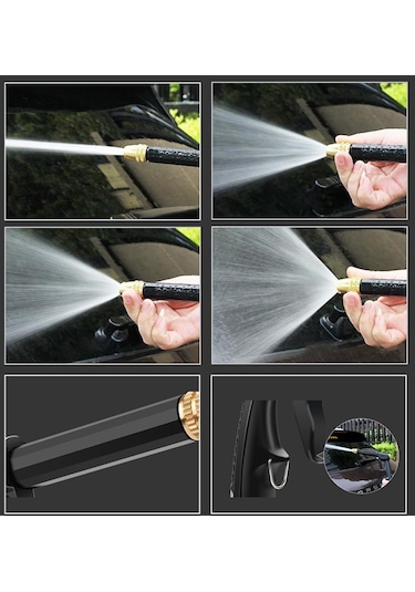 Hallow Taşınabilir Yüksek Basınçlı Sulama Makinesi Siyah