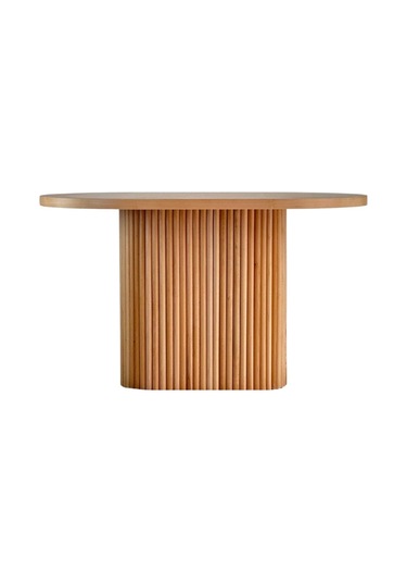 Manas İskandinav Natural Ahşap Masa Sandalye Takımı 90x130 Natural