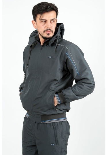 Enrıco Ferry Erkek Mıcropoly Kumaş Içi Polarlı Eşofman Takım2450A