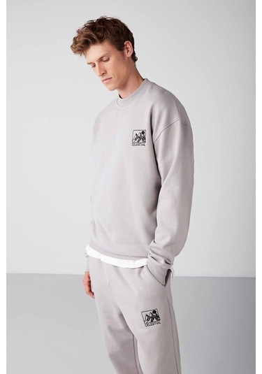 Benjı Relaxed Regular Açık Gri 2'li Eşofman Takımı