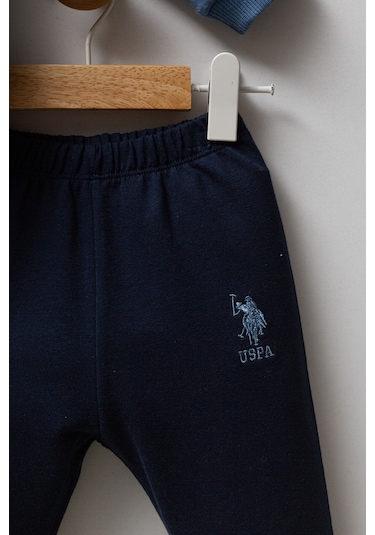 U.S. Polo Assn. U.s. Polo Assn Erkek Bebek Mavi Takım Usb2556-c-v2 Mavi