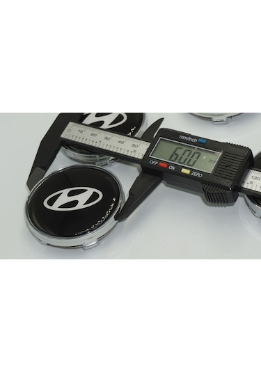 Hyundai Jant Göbeği Gümüş Kapak Seti 60mm