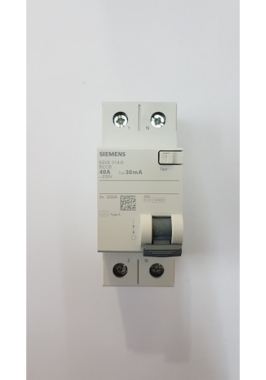 Siemens 5Sv5314-6 Yeni Seri 2 Pol 40A 30Ma Typea Kaçak Akım Röle