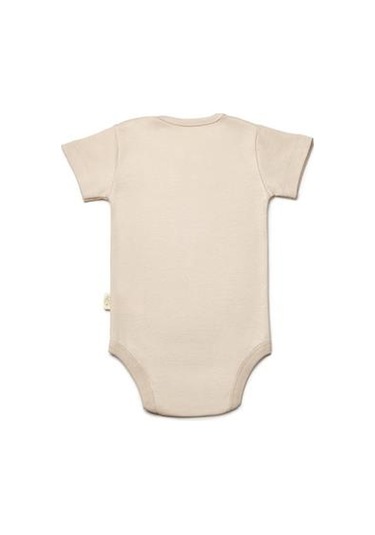 Bebek 3'lü Kısa Kol Body, %100 Organik Pamuk, Bebek Ve Yenidoğan Serisi -csy8121 Ekru