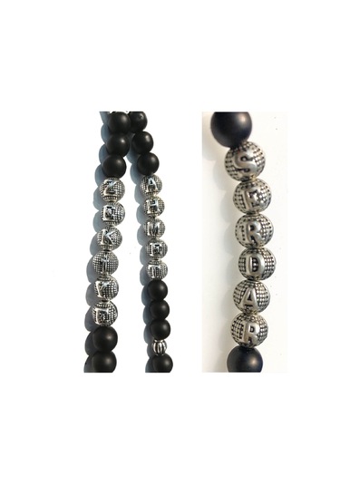 Tesbih Sakarya Kişiye Özel - İsimli - Oniks Doğaltaş Tesbih