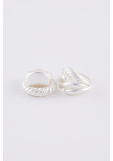 Defacto Kadın 4lü Mat Silver Yüzük E1311axnssr4 Gümüş