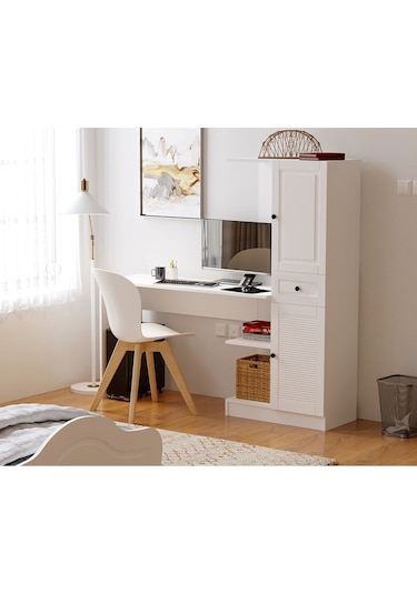 Rabi Mobilya İzel Country Çalışma Masası Beyaz