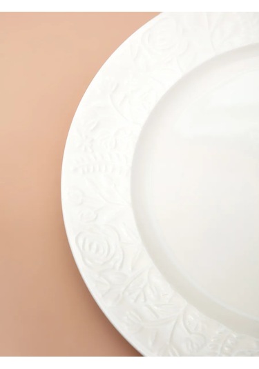 Lefard "meadow" Seramik Atıştırmalık Tabağı 20 Cm 376301894 Beyaz