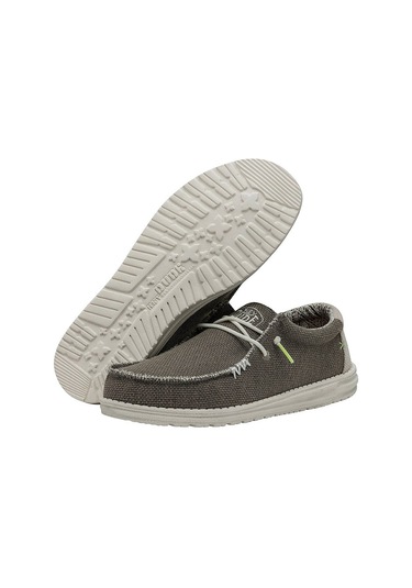Hey Dude Wally Erkek Sneaker 40003 Flannel Grey/olive Grey